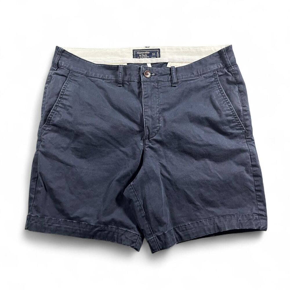Abercrombie-fitch Men's Navy and Blue Shorts